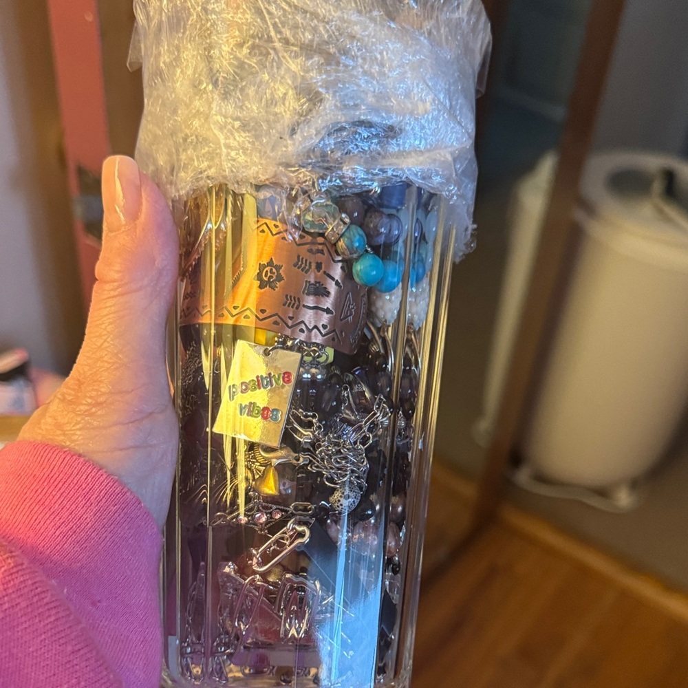 Assorted Mystery Jewelry in clear jar